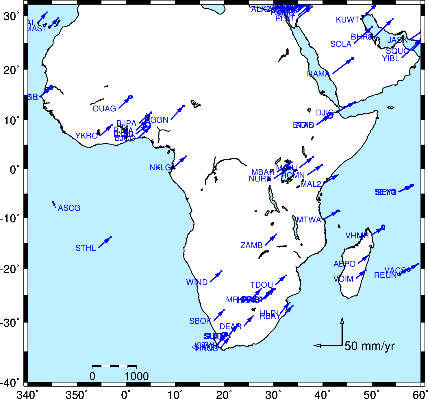 CMB has no stations in Africa.
