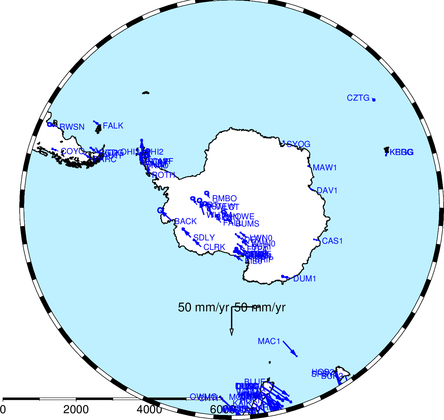 CMB has no stations in Antarctica.