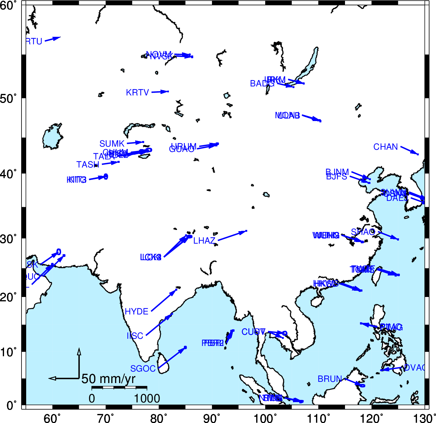 CMB has no stations in Asia.