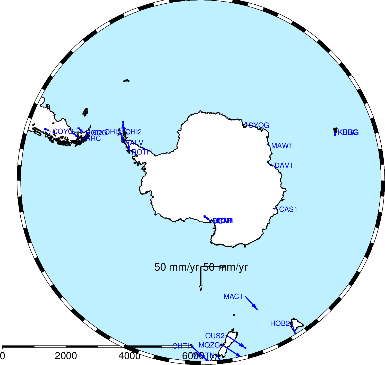 COD has no stations in Antarctica.