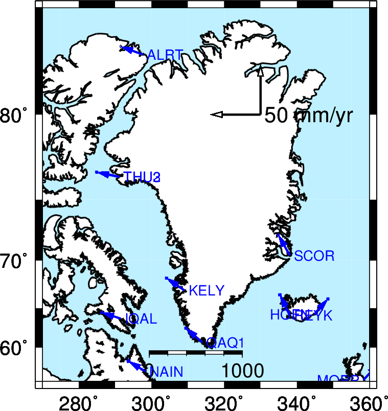 COD has no stations in Greenland.
