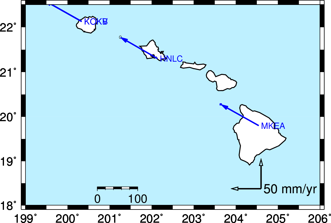 COD has no stations in Hawaii Chain.