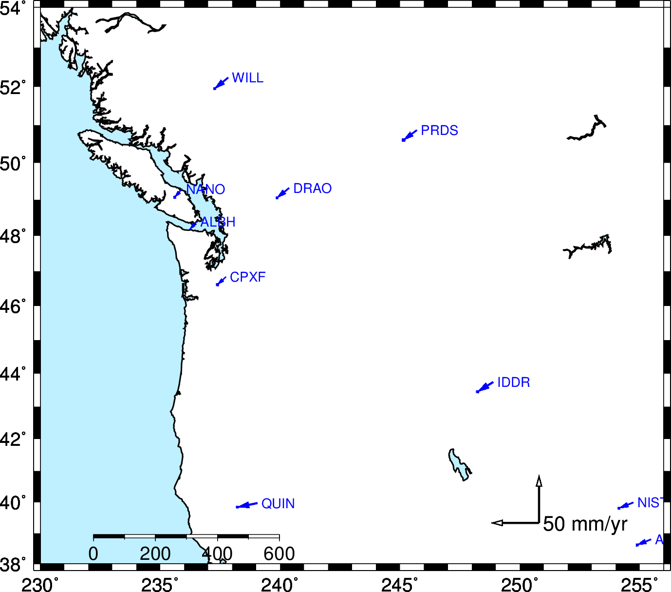 COD has no stations in Pacific Northwest.