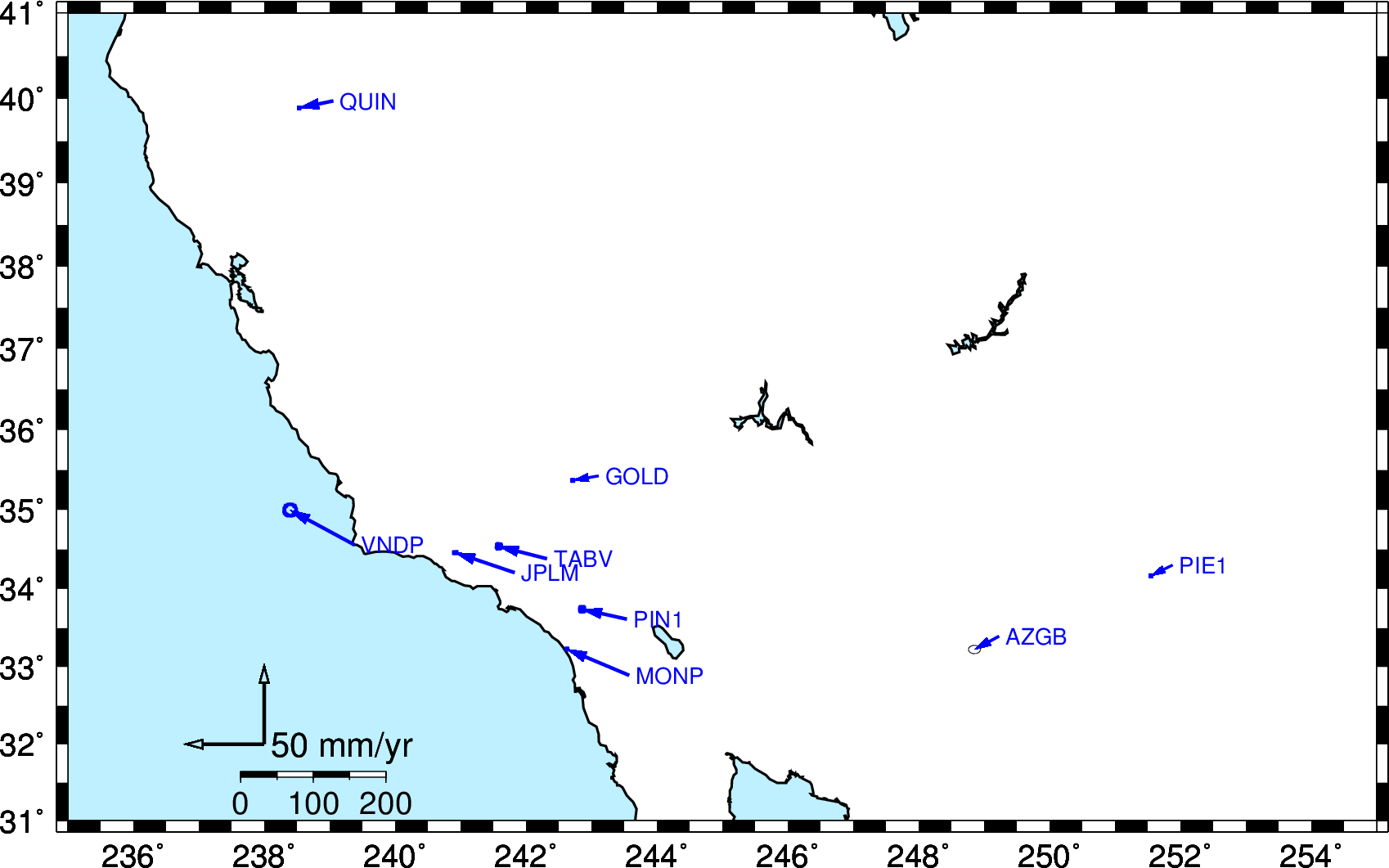 ESA has no stations in California.