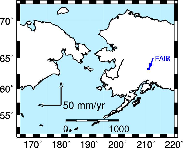 GFZ has no stations in Alaska.