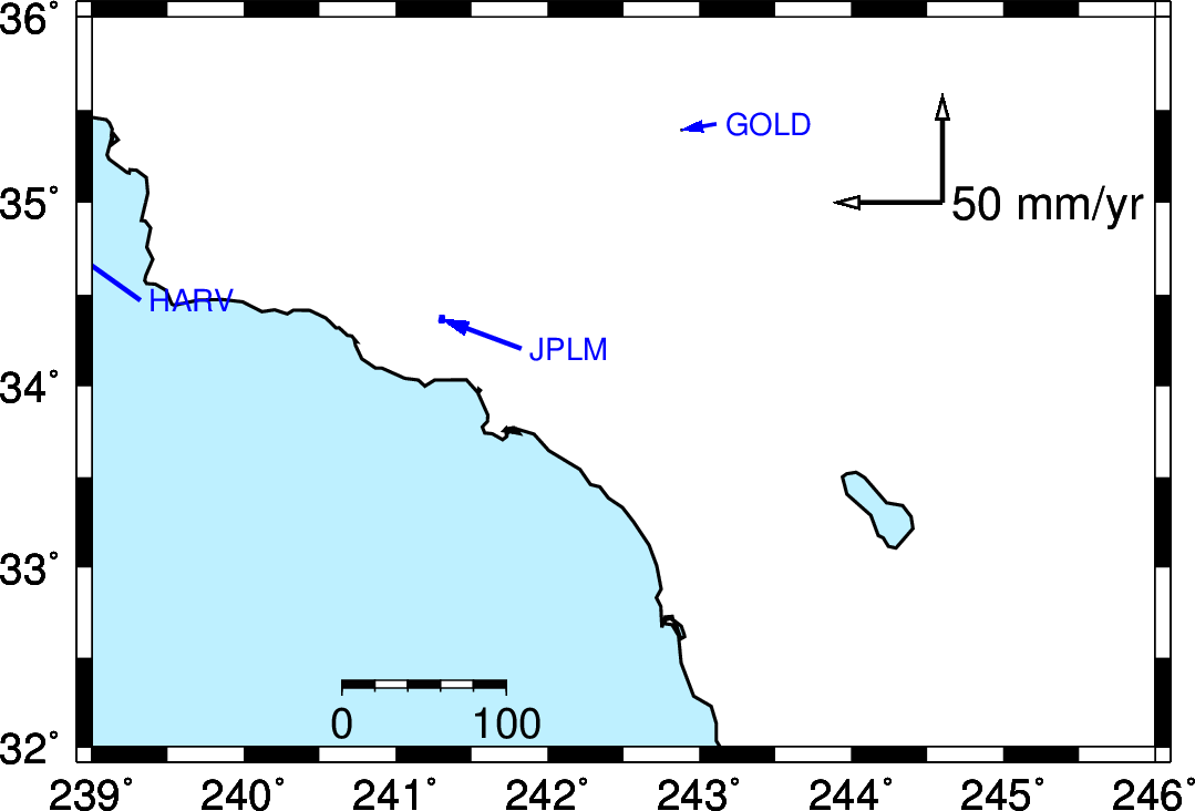 GFZ has no stations in Southern California.