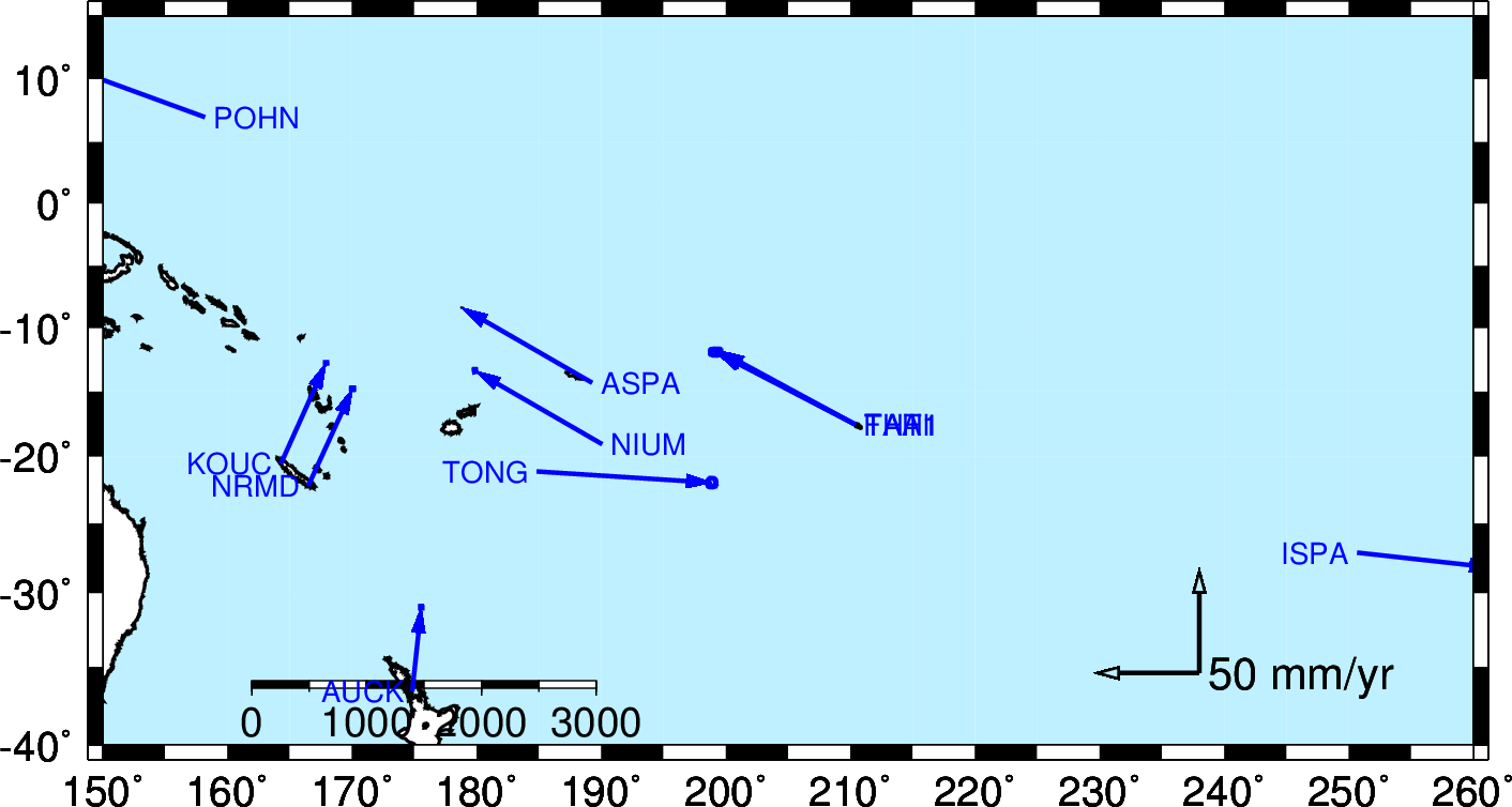 GFZ has no stations in Southern Pacific.