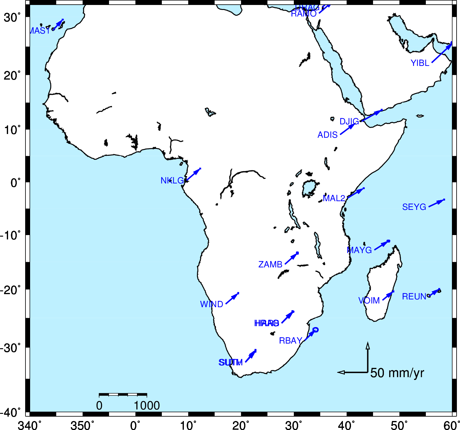 GRG has no stations in Africa.