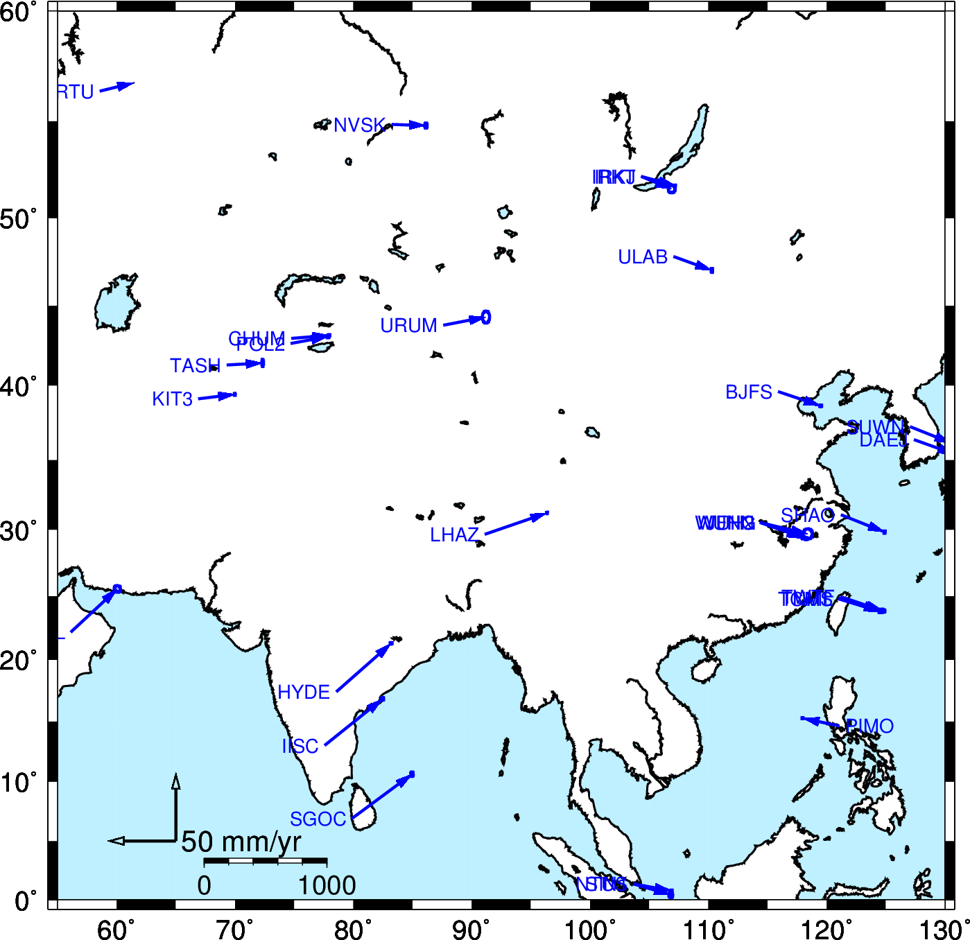 GRG has no stations in Asia.