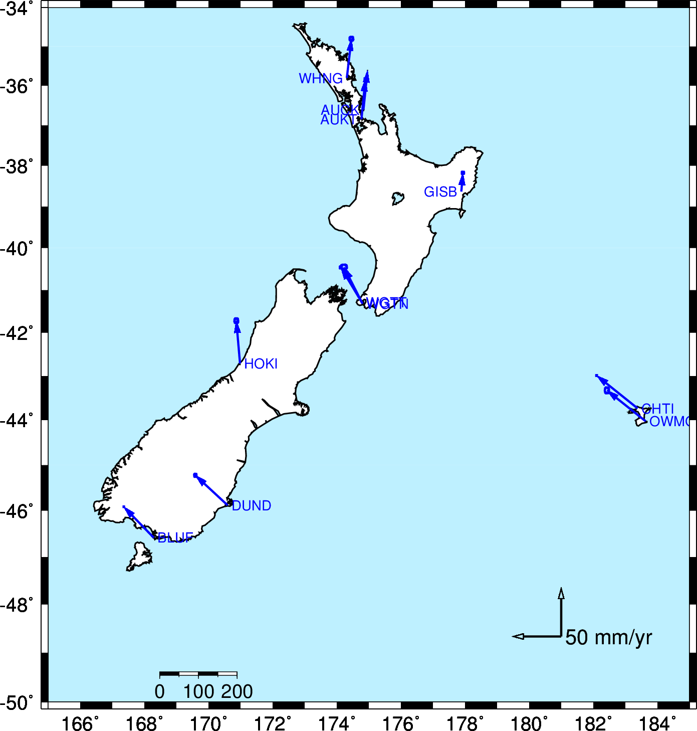 JPL has no stations in New Zealand.