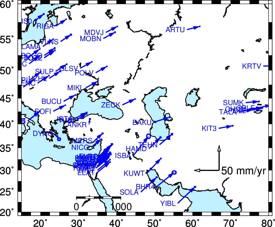 MIT has no stations in Eastern Europe.