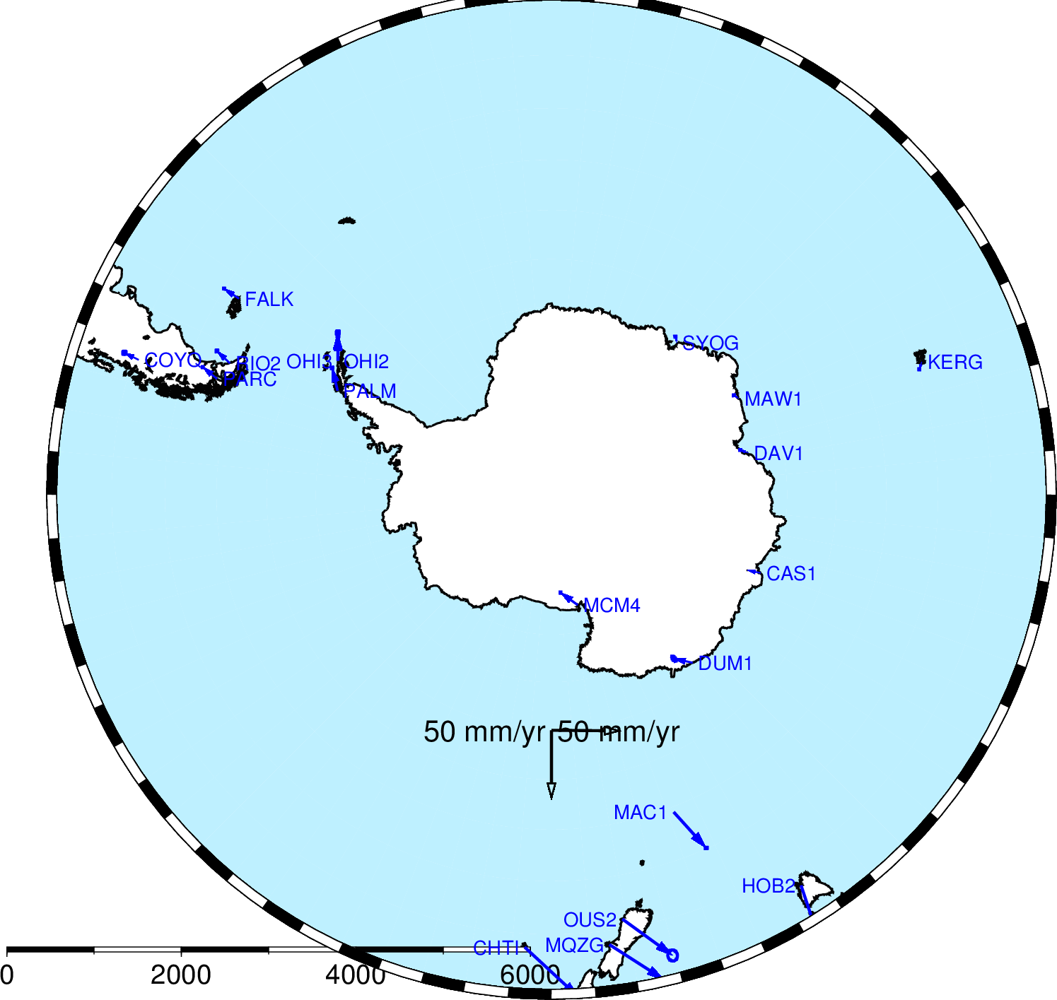 NGS has no stations in Antarctica.