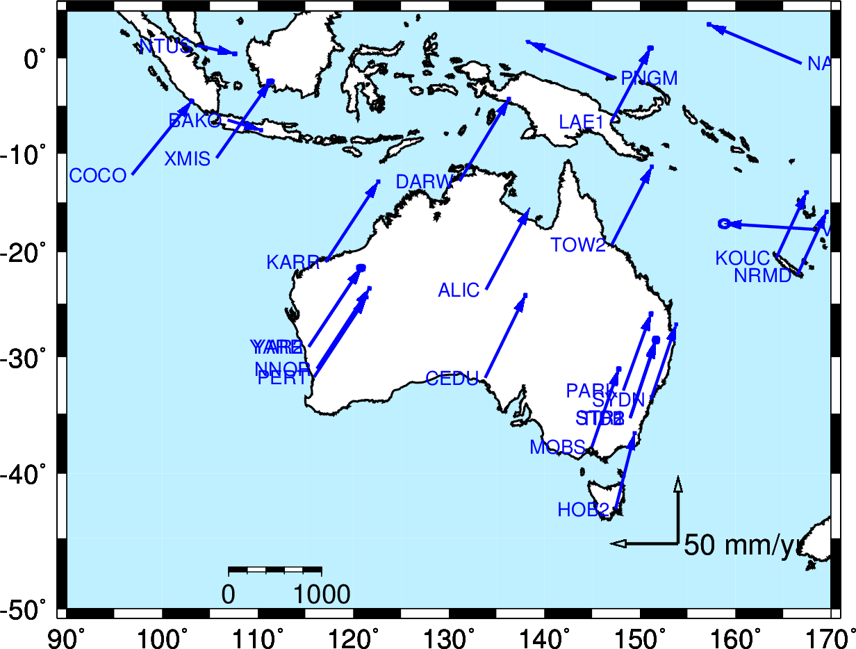 NGS has no stations in Australia.