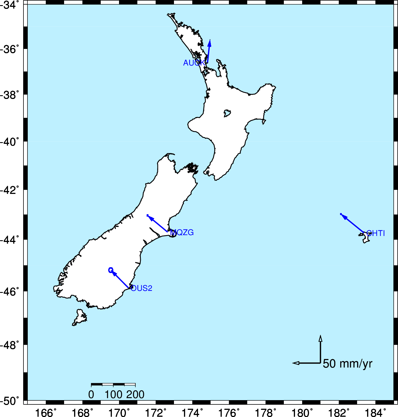 NGS has no stations in New Zealand.