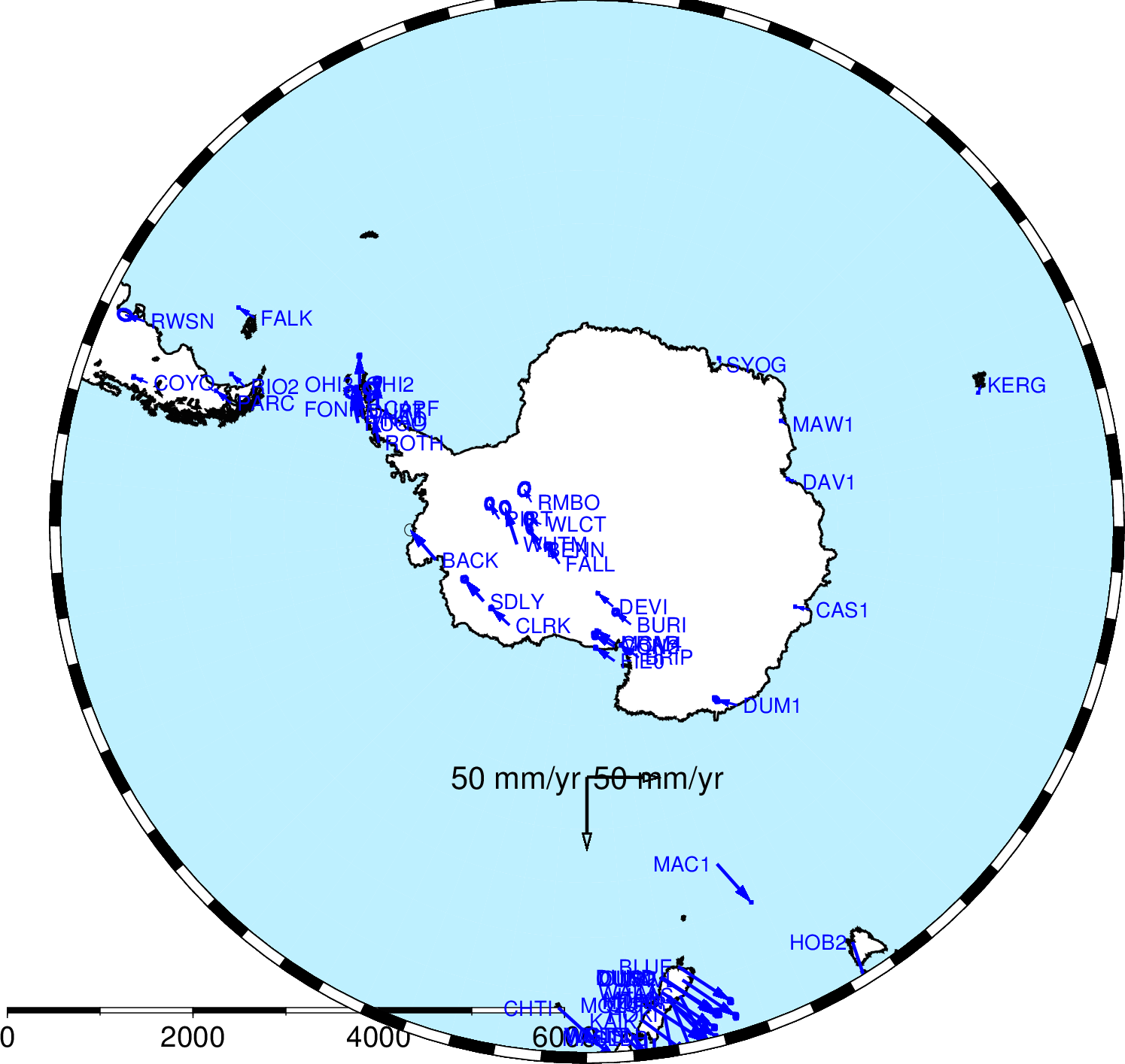 SIO has no stations in Antarctica.