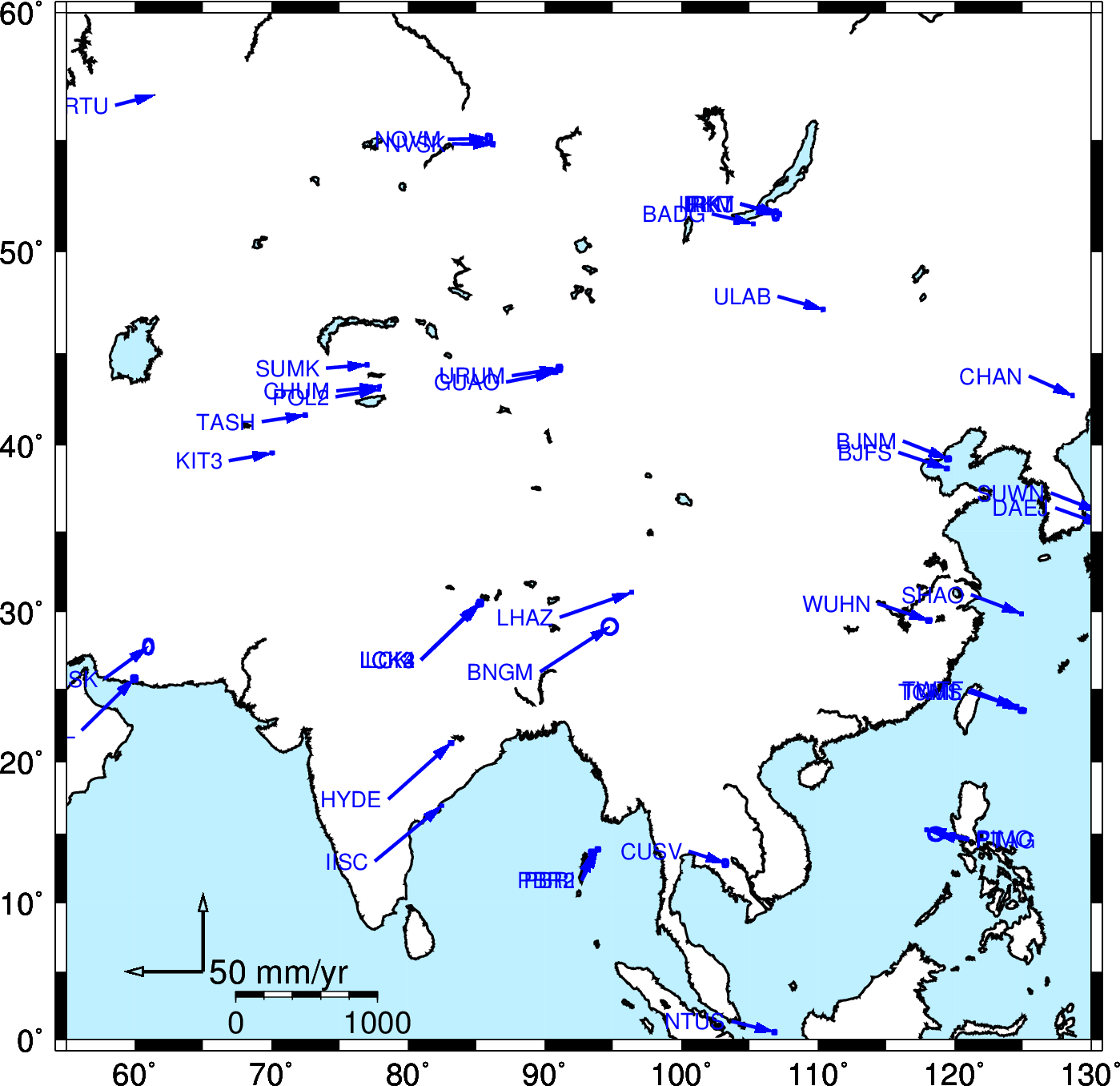 SIO has no stations in Asia.