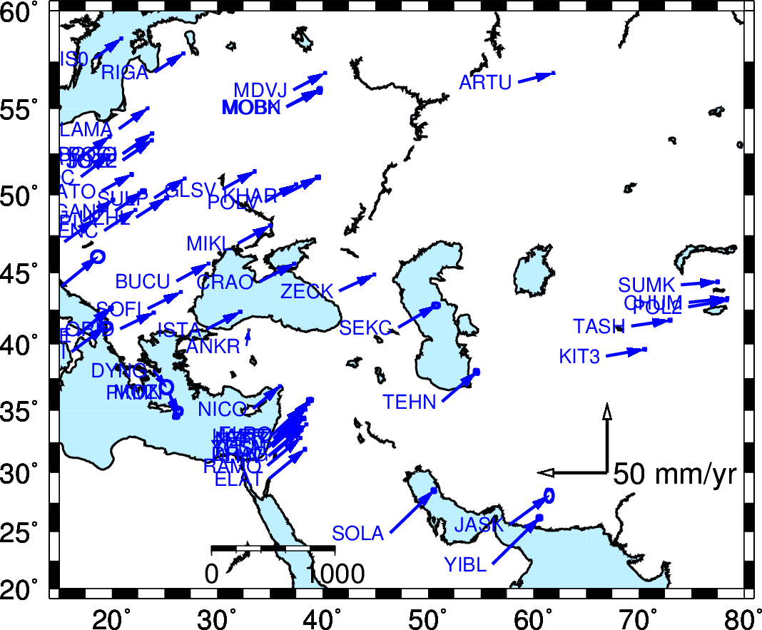 SIO has no stations in Eastern Europe.
